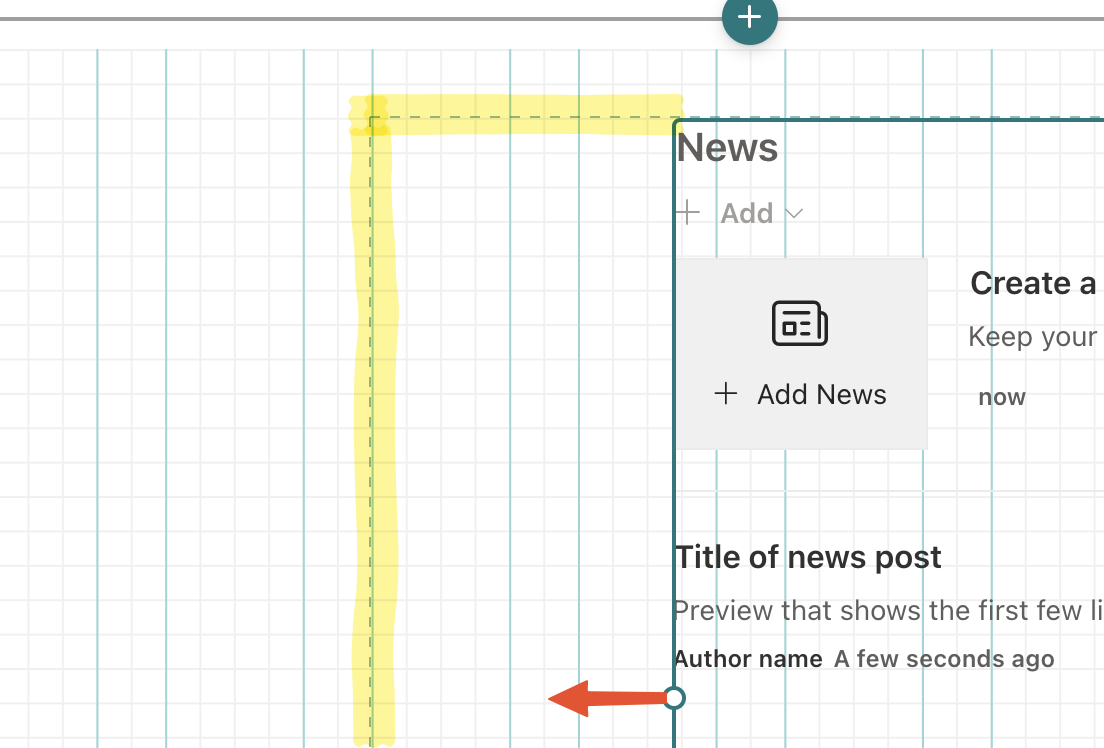 Example of resizing web parts with fixed width